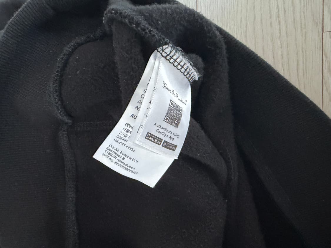 데우스 엑스 마키나 서울 어드레스 후드 블랙 S 상품이미지4