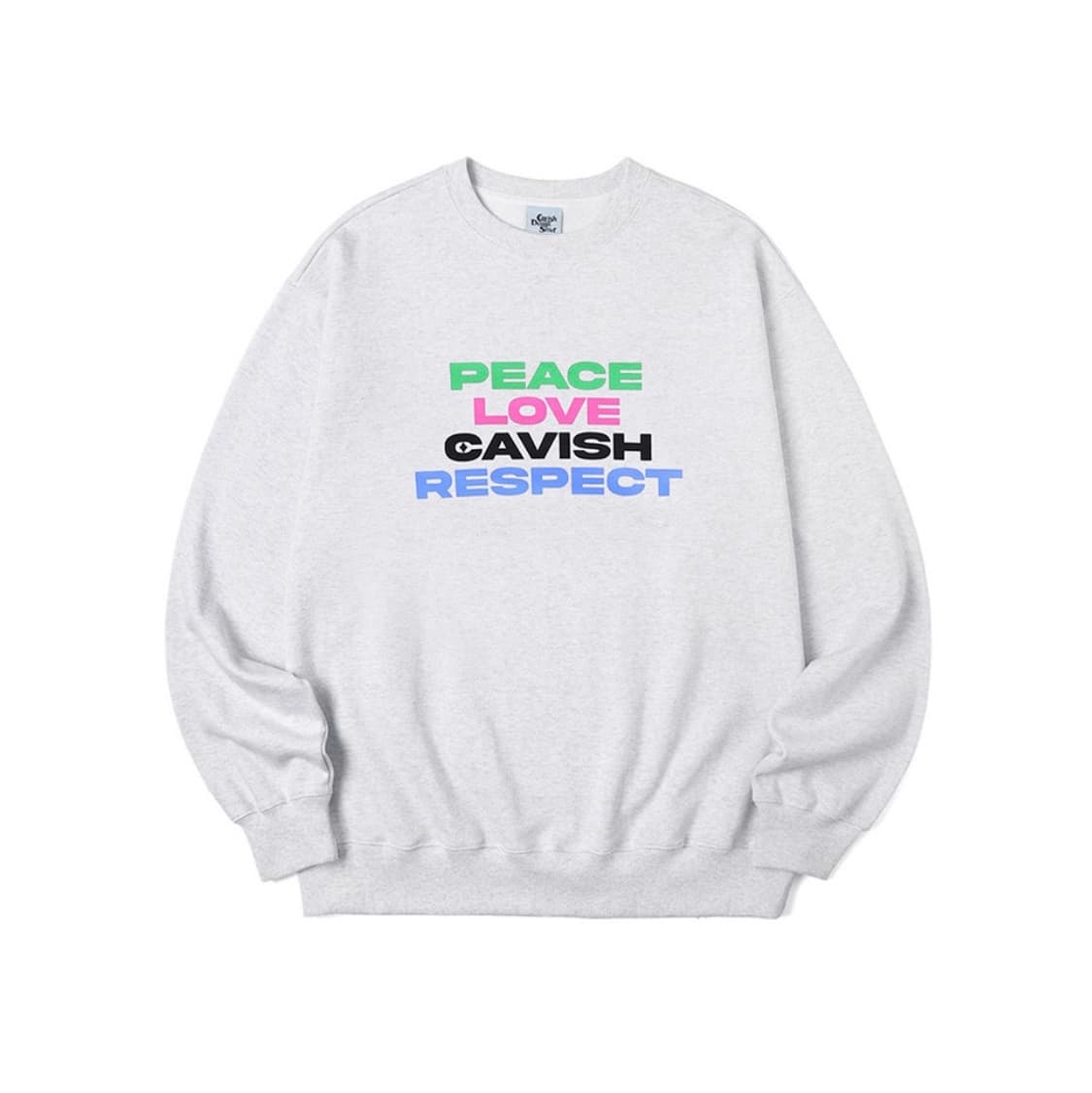 카비시 맨투맨 라이트 그레이 L 상품이미지4