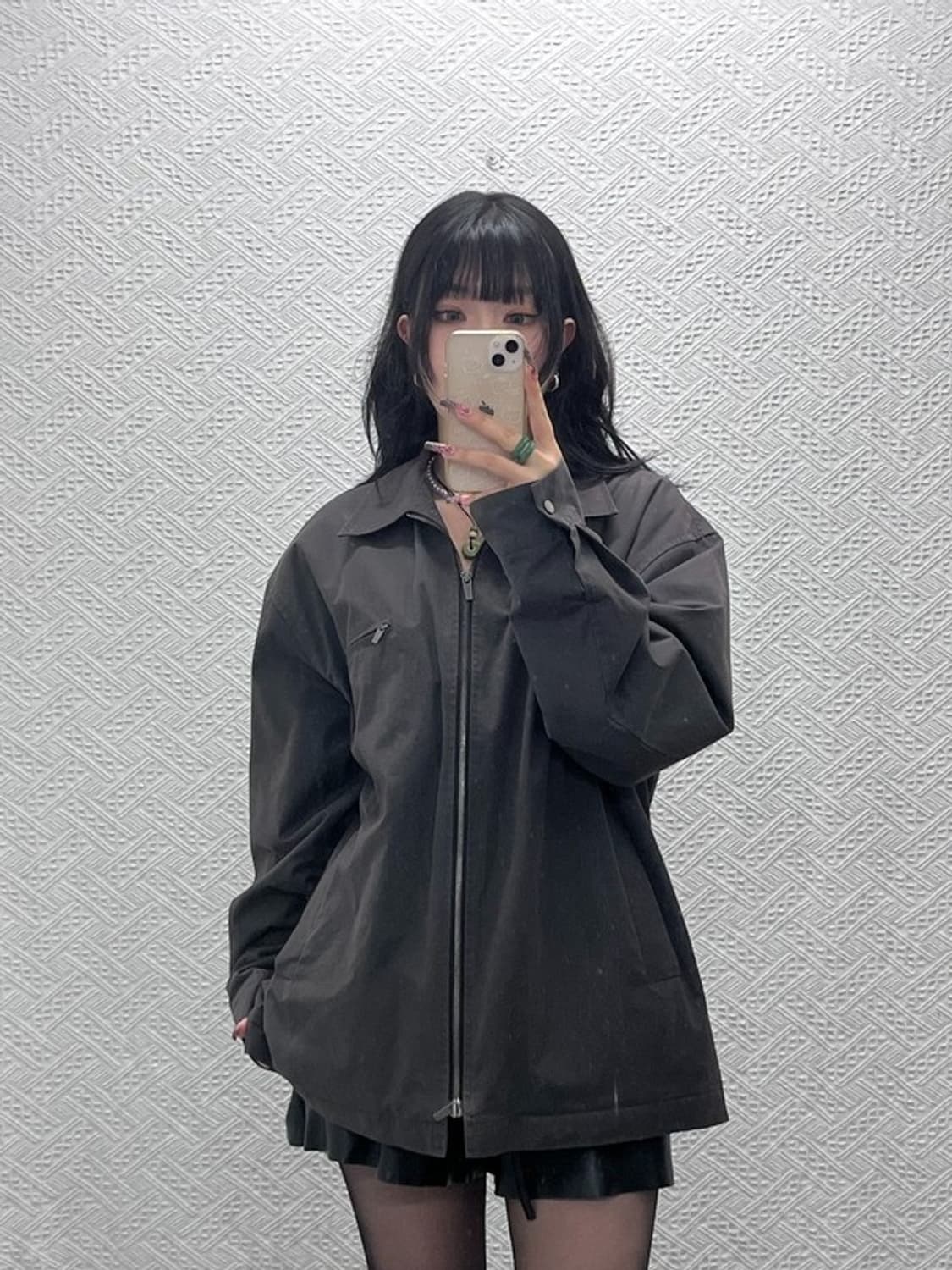 시도 빈티지 캐주얼 시크 오버핏 워크 자켓 L C11537 상품이미지1