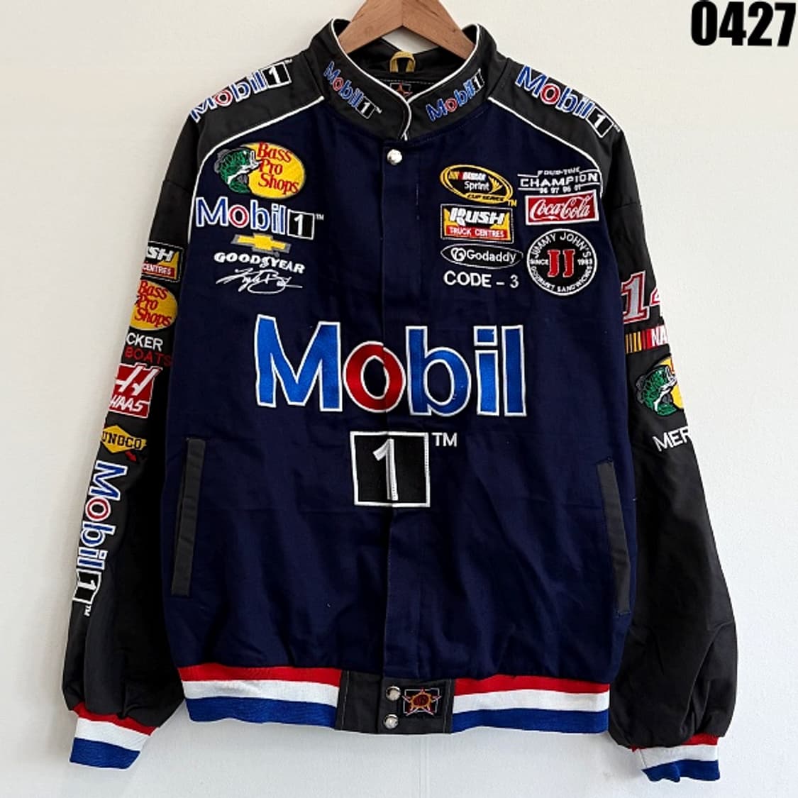 JH Design 나스카 넥스텔컵 Mobil1 레이싱 자켓 XL 0427 상품이미지1