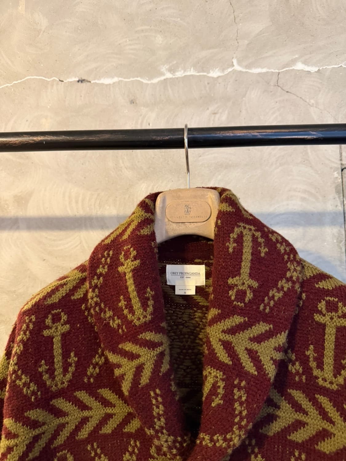 오베이 숄칼라 가디건 남성100 상품이미지4