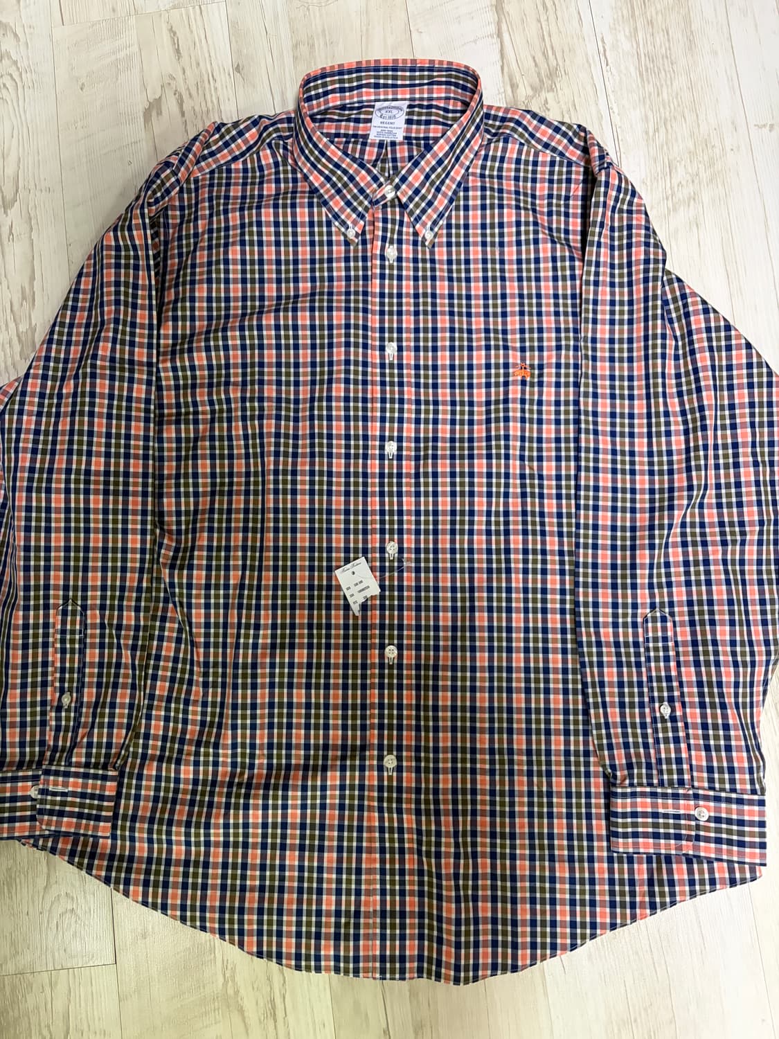 [XXL] 브룩스 브라더스 체크 셔츠 새상품 상품이미지3