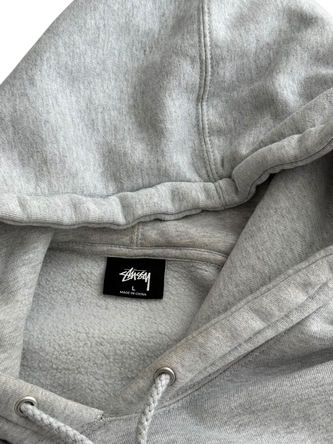 스투시 크라운 그레이 후드티 상품이미지8
