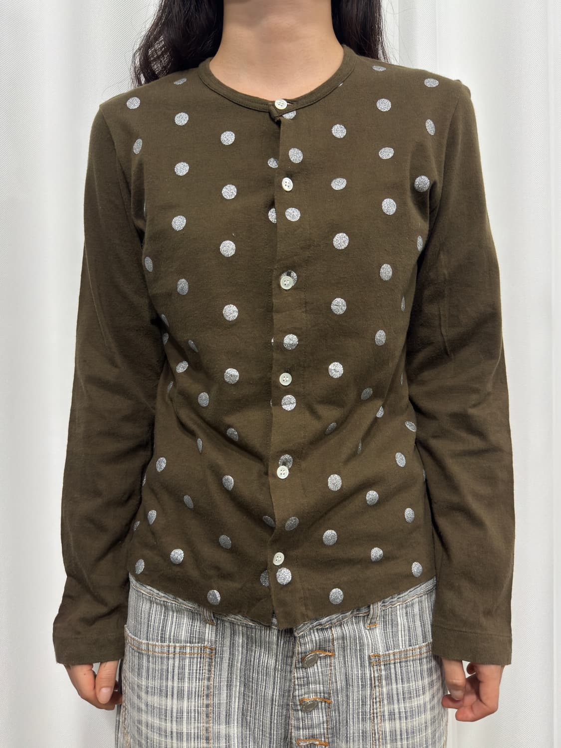 tricot comme des garcons dot cardigan 상품이미지1