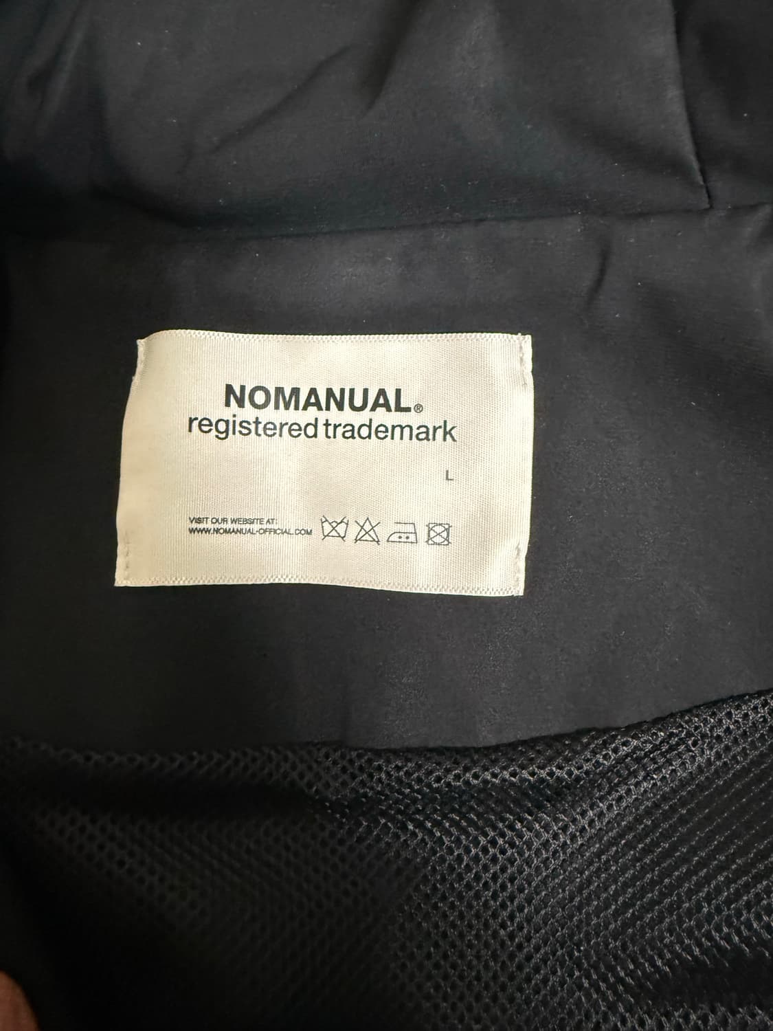 노매뉴얼 바람막이 L 상품이미지4