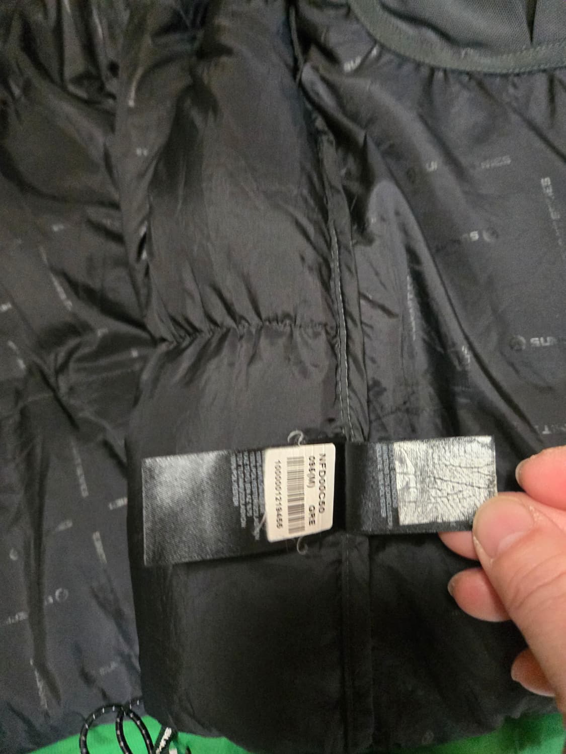 노스페이스 히말라야 800 그린 S/P 대장패딩 상품이미지6