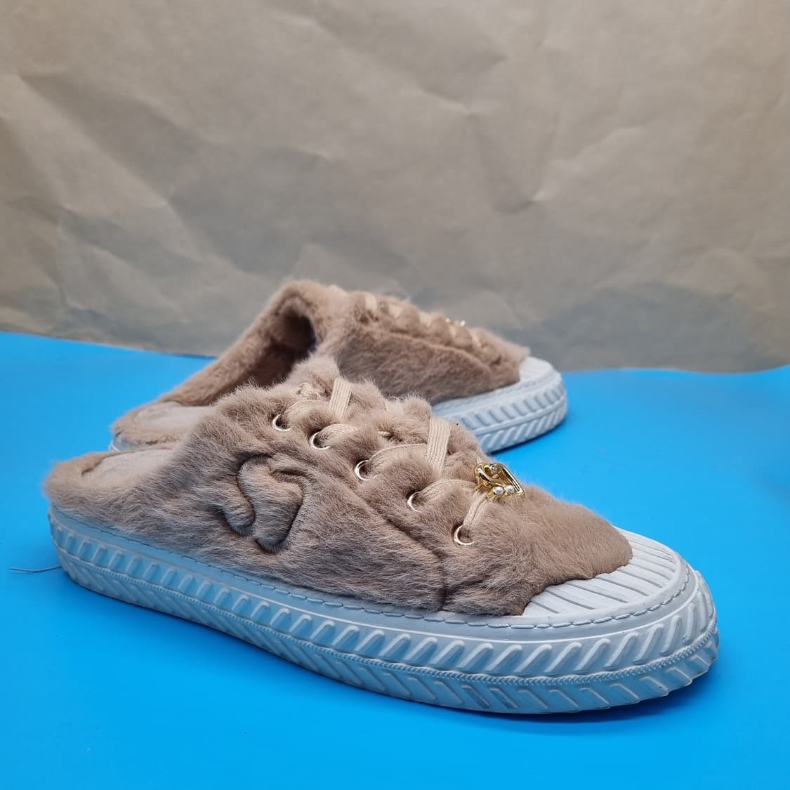 sjsj 페이크 퍼 뮬240 상품이미지1