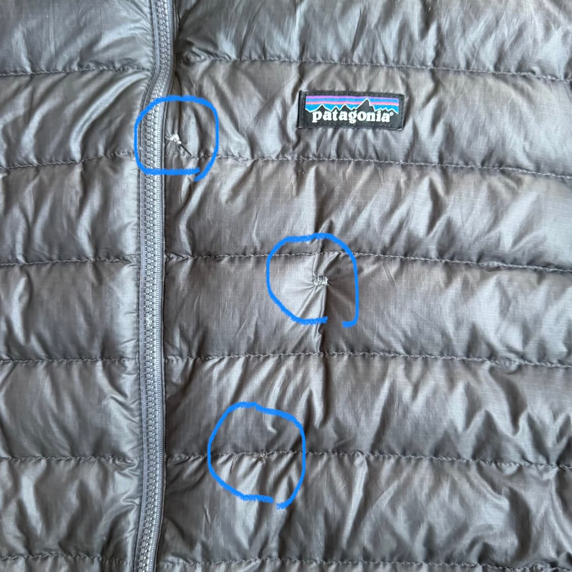 [L] 파타고니아 빈티지 다운스웨터 포지그레이 상품이미지4