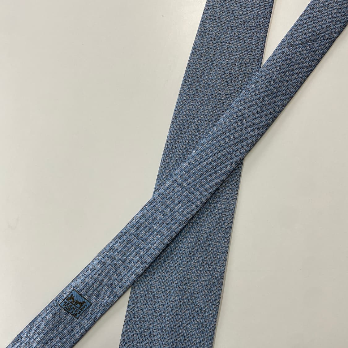 에르메스 명품 정품 H모노그램 넥타이(HERMES)8.6cm 상품이미지4