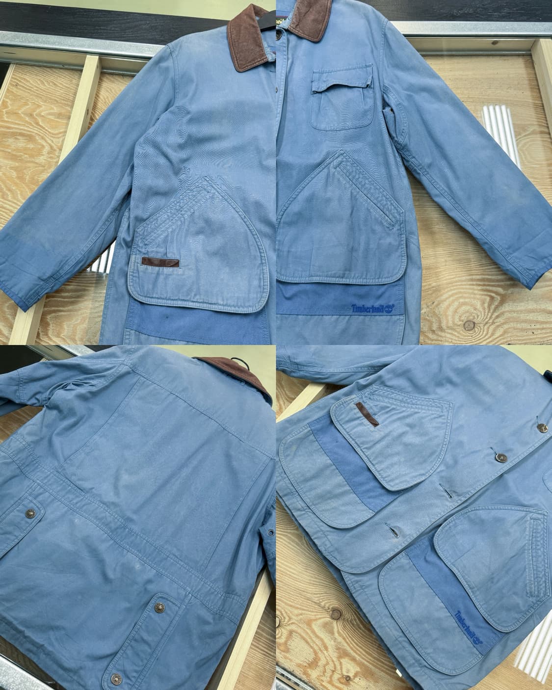 팀버랜드 90‘s 레더 카라 헌팅 자켓 상품이미지9