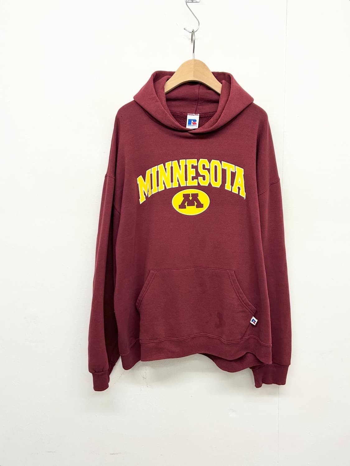 러셀 미네소타 버건디 후드티 상품이미지1