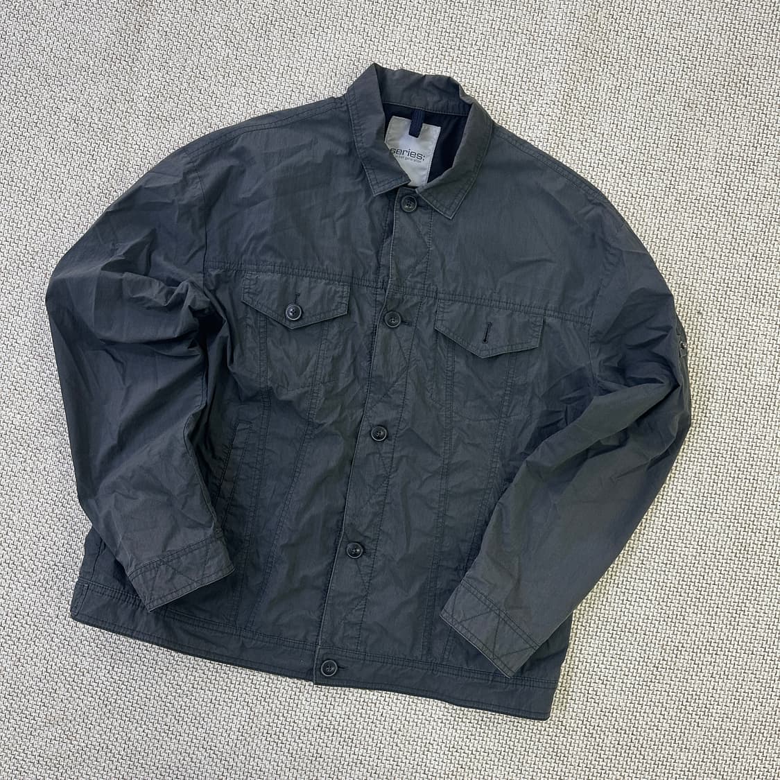 105 시리즈 다크그레이 나일론 자켓 0421D 상품이미지1