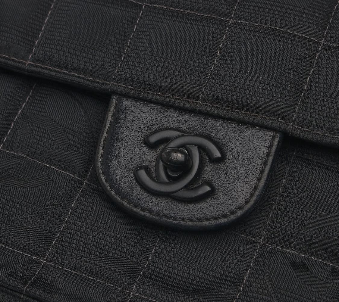 [A급] 샤넬 뉴 트레블 초코바 바게트백 블랙 판매합니다!!! 상품이미지4