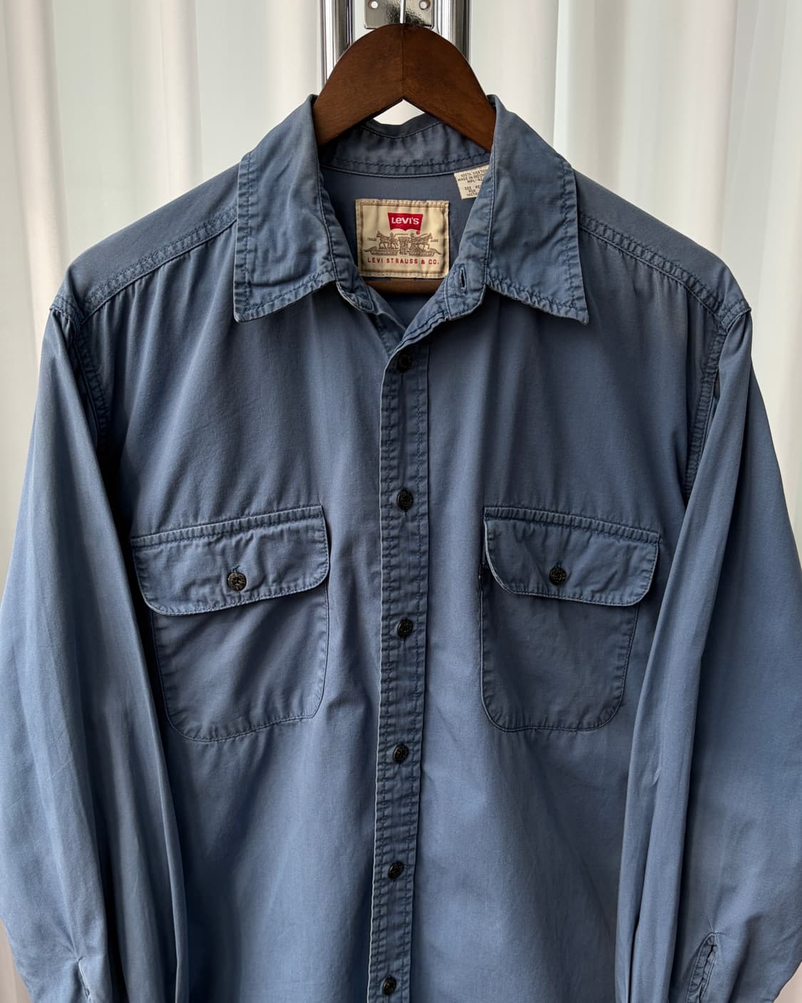[M]리바이스 90s 인디고 블루 워크 셔츠 상품이미지4