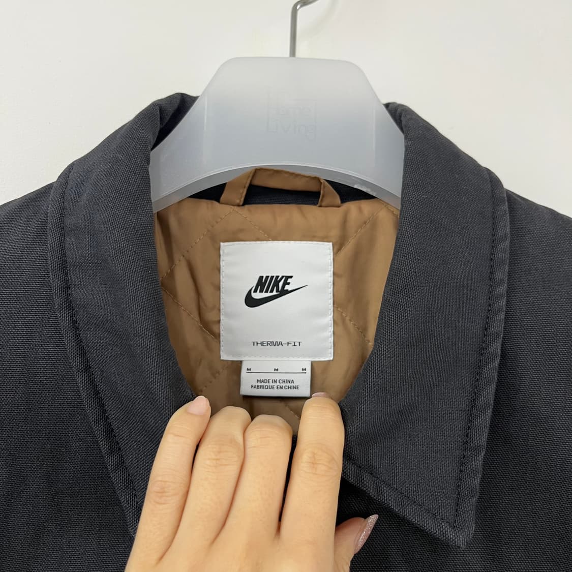 나이키 NSW 자수로고 누빔안감 블랙 코치 자켓 상품이미지7