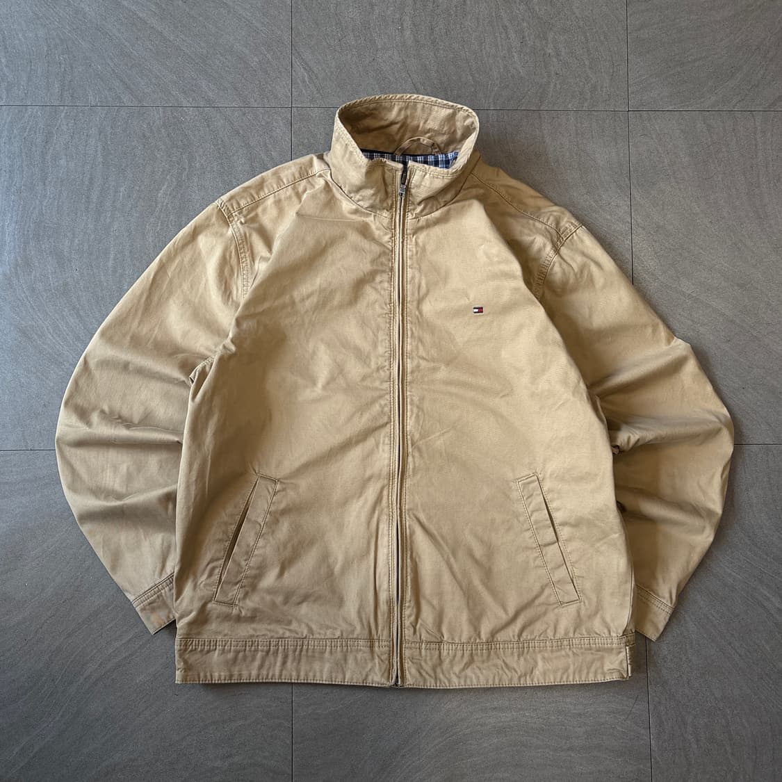 타미힐피거 정품 베이지 스윙톱 자켓 상품이미지1