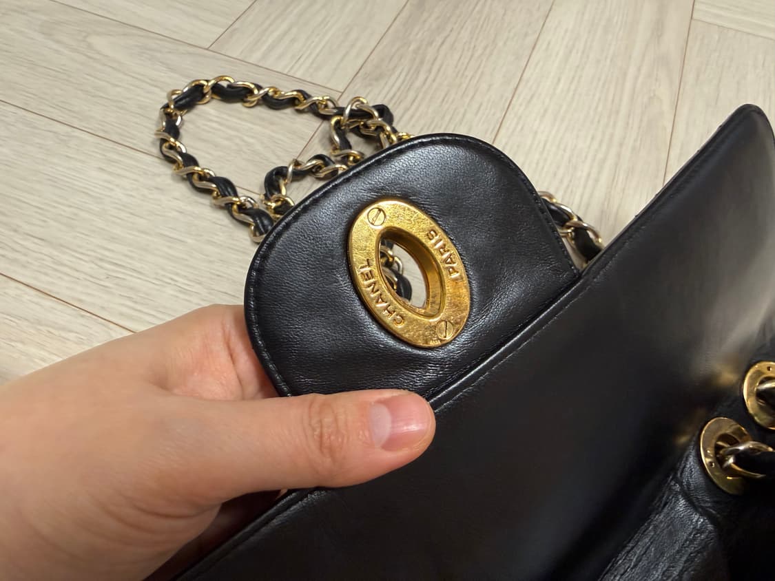 빈티지 샤넬 빅씨씨 클래식 라지 상품이미지4