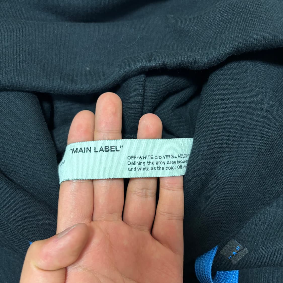 [XXS Size] 오프화이트 아크릴 후드티 상품이미지3