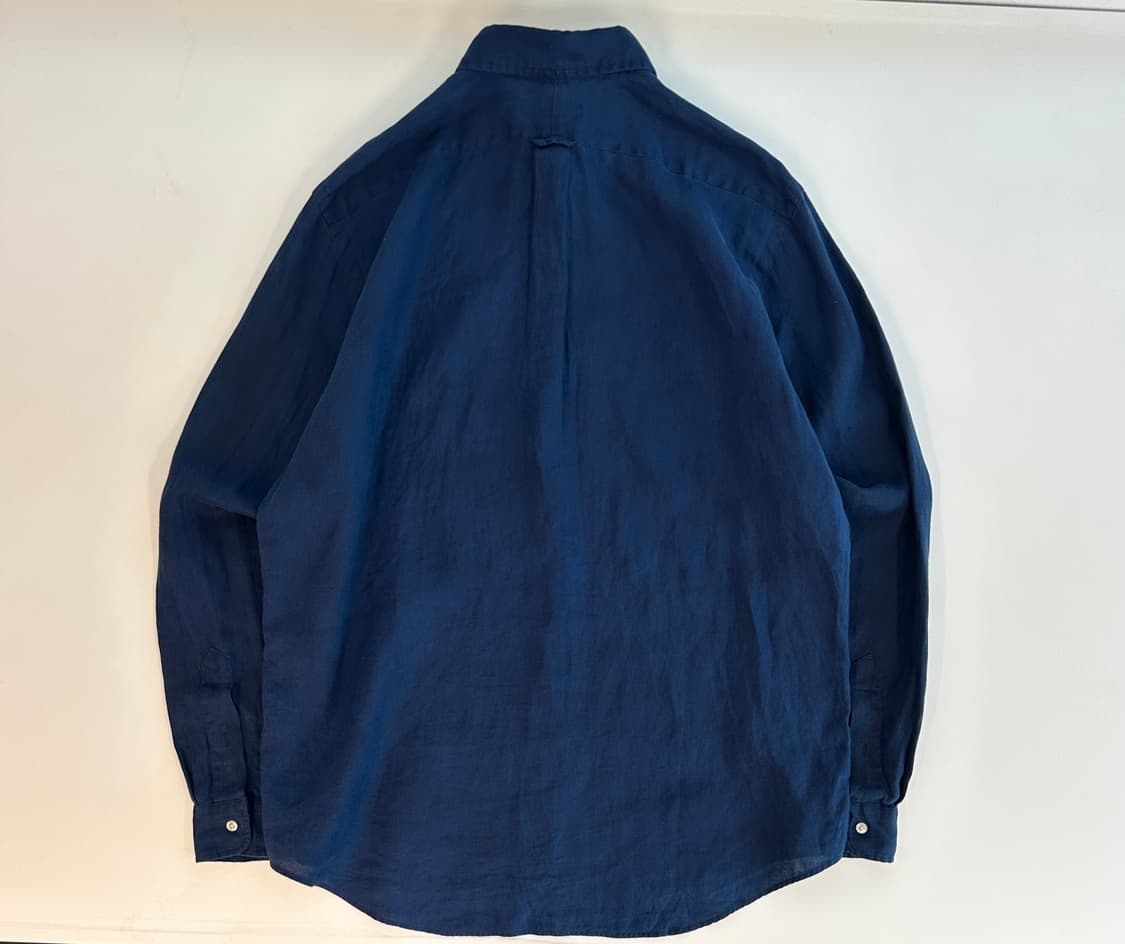 Polo 폴로 랄프로렌 신형 린넨 셔츠 네이비 XL 상품이미지2