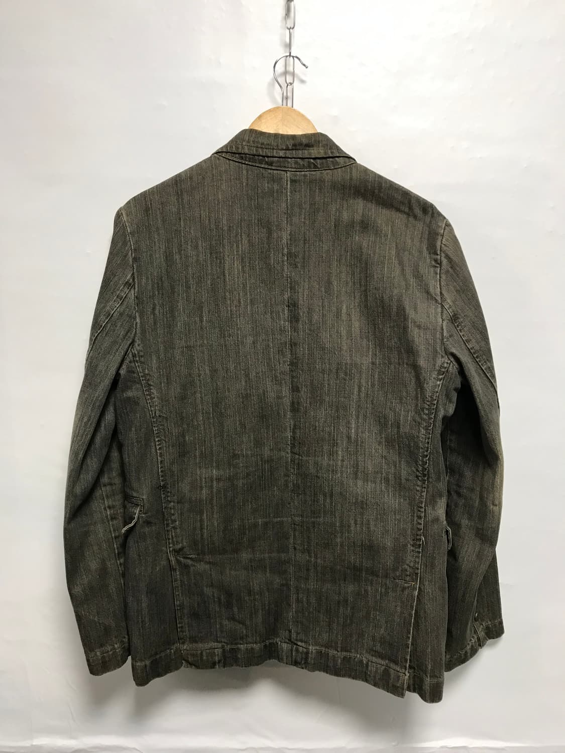 빈티지 워싱 데님 블레이저 상품이미지4