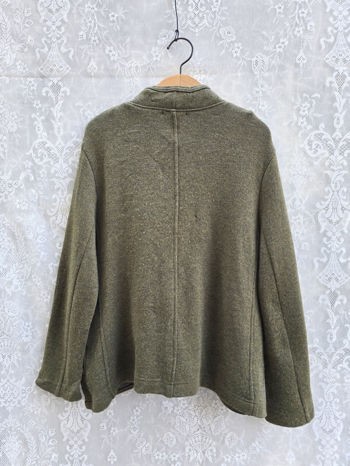 일본 네추럴 떡뽁기 단추 니트 자켓 상품이미지6