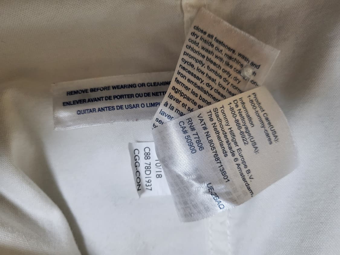 타미힐피거 흰색 셔츠 M 슬림핏 상품이미지4