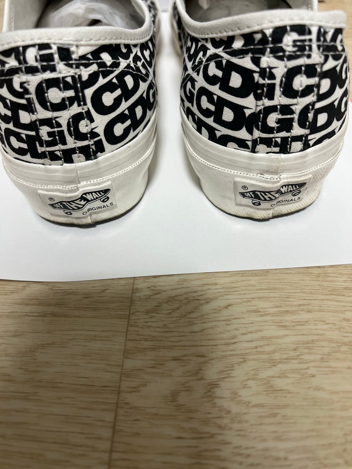 Vans Vault x CDG OG Authentic LX White B 상품이미지6
