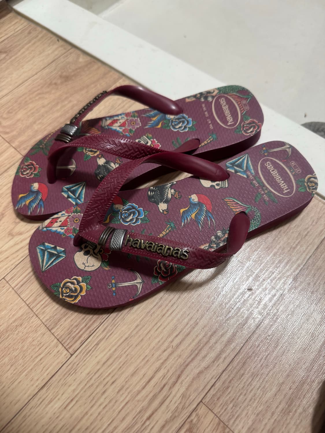 하바이아니스 버건디 링 쪼리 상품이미지1