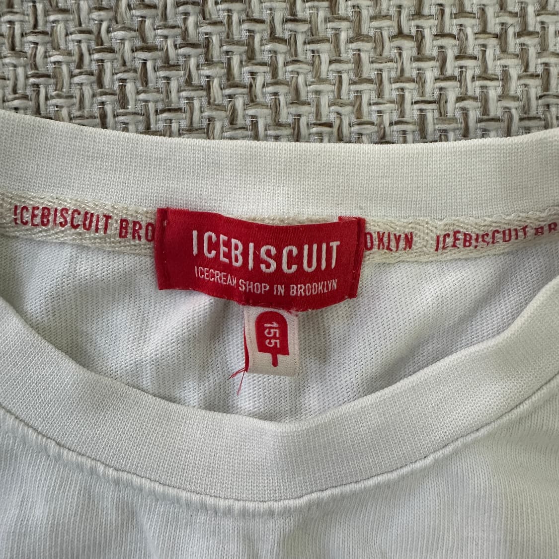 155 아이스비스킷 키즈 긴팔 맨투맨 0414D 상품이미지2