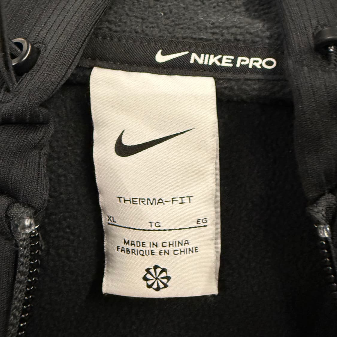 [정품/XL] 나이키 블랙 후드 집업 b10 상품이미지6