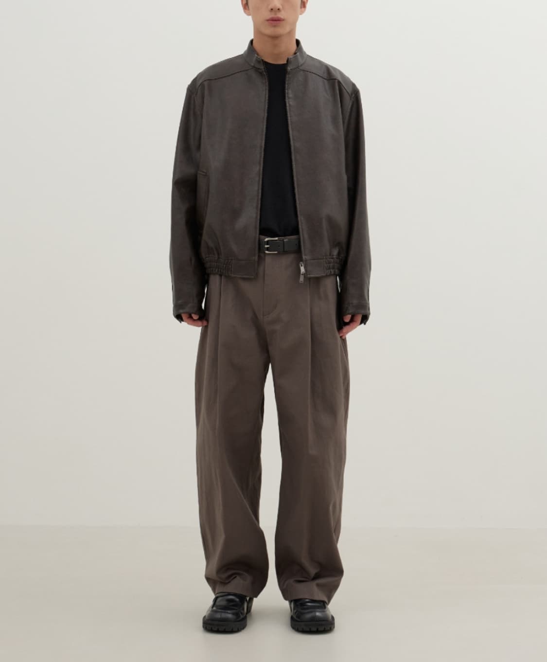 EQL Vegan Leather Bomber Jacket 상품이미지3