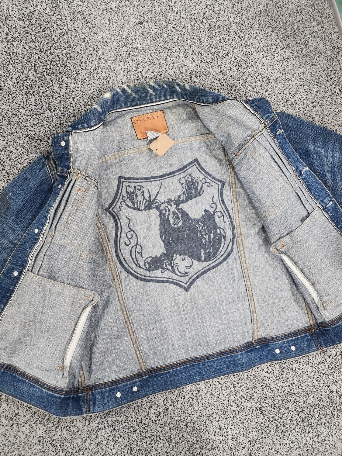 //데님 자켓 (Ezra Fitch) M 상품이미지5