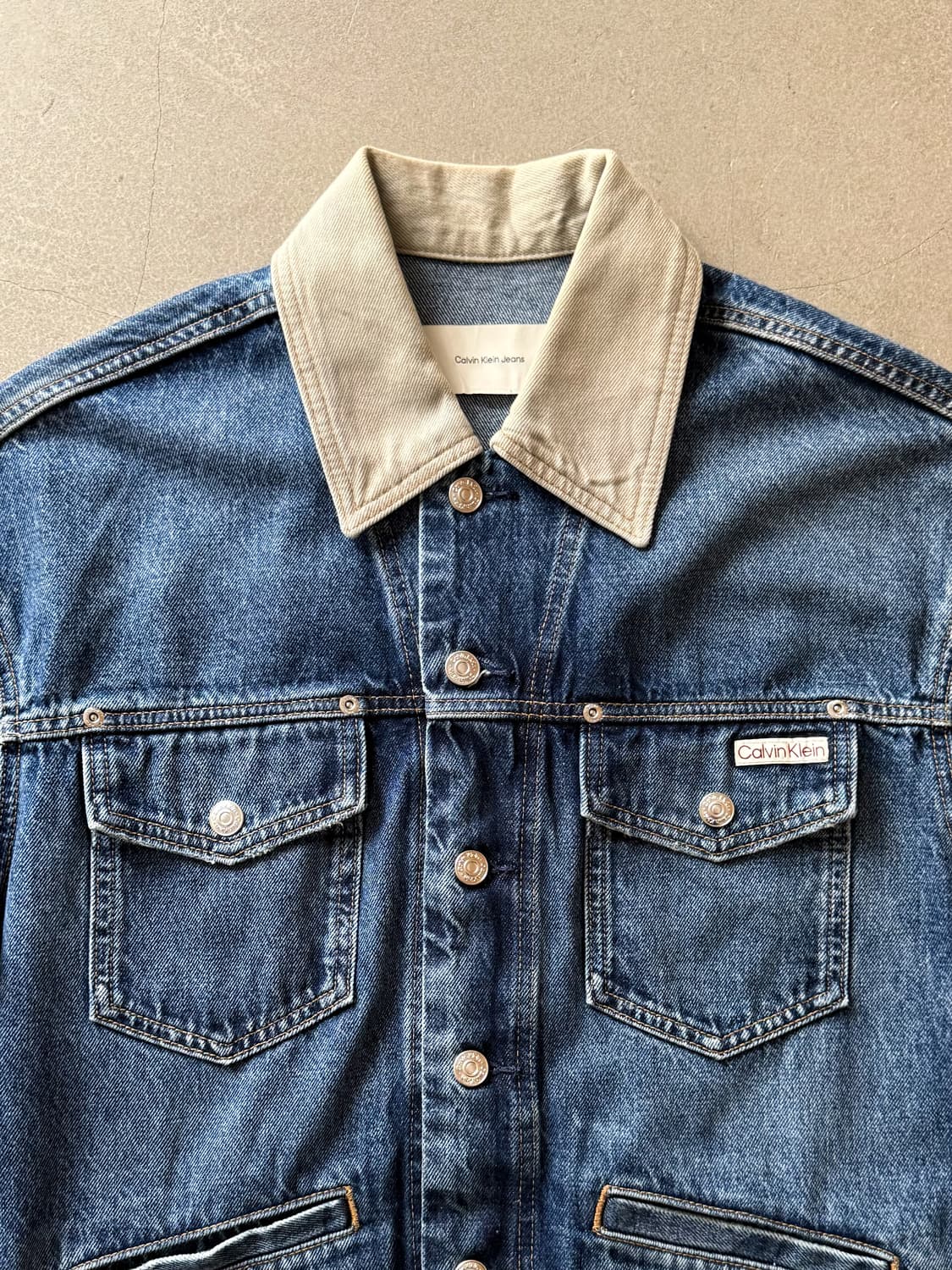 Calvin Klein Jeans Denim Trucker Jacket 상품이미지4