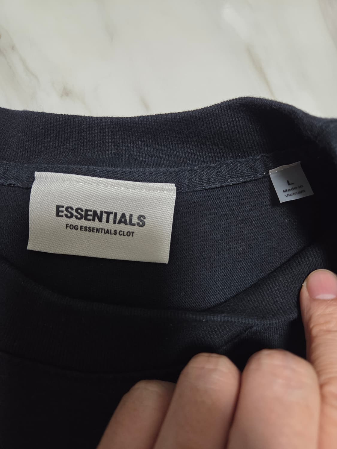 피오갓에센셜 블랙 롱 슬리브 상품이미지9