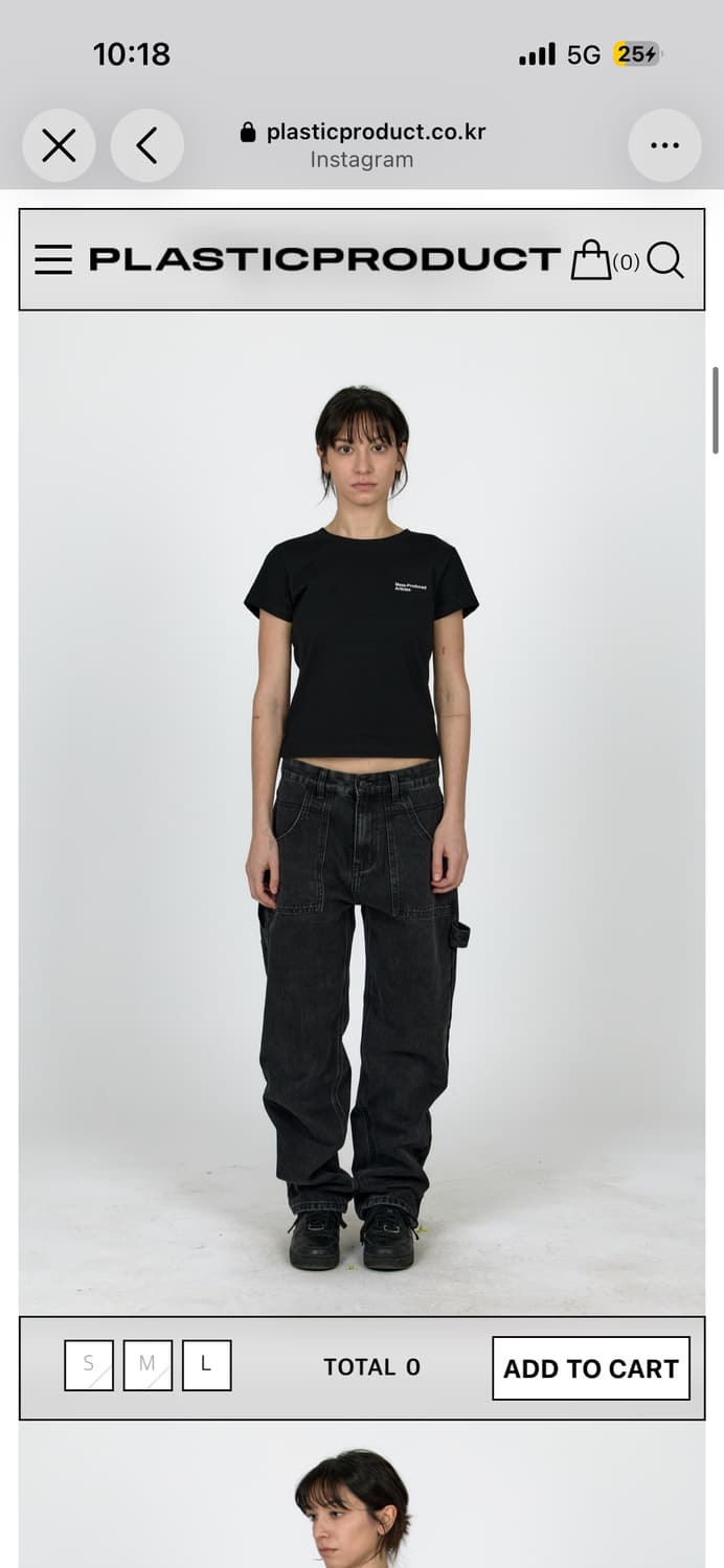 MPa PAINTER DENIM PANTS (BLACK) M 상품이미지2