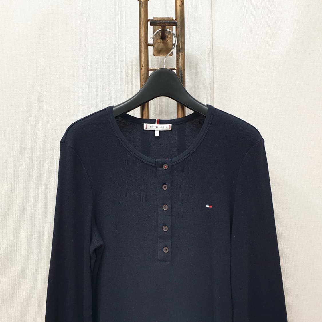 타미힐피거 골지니트 티셔츠 S 상품이미지2
