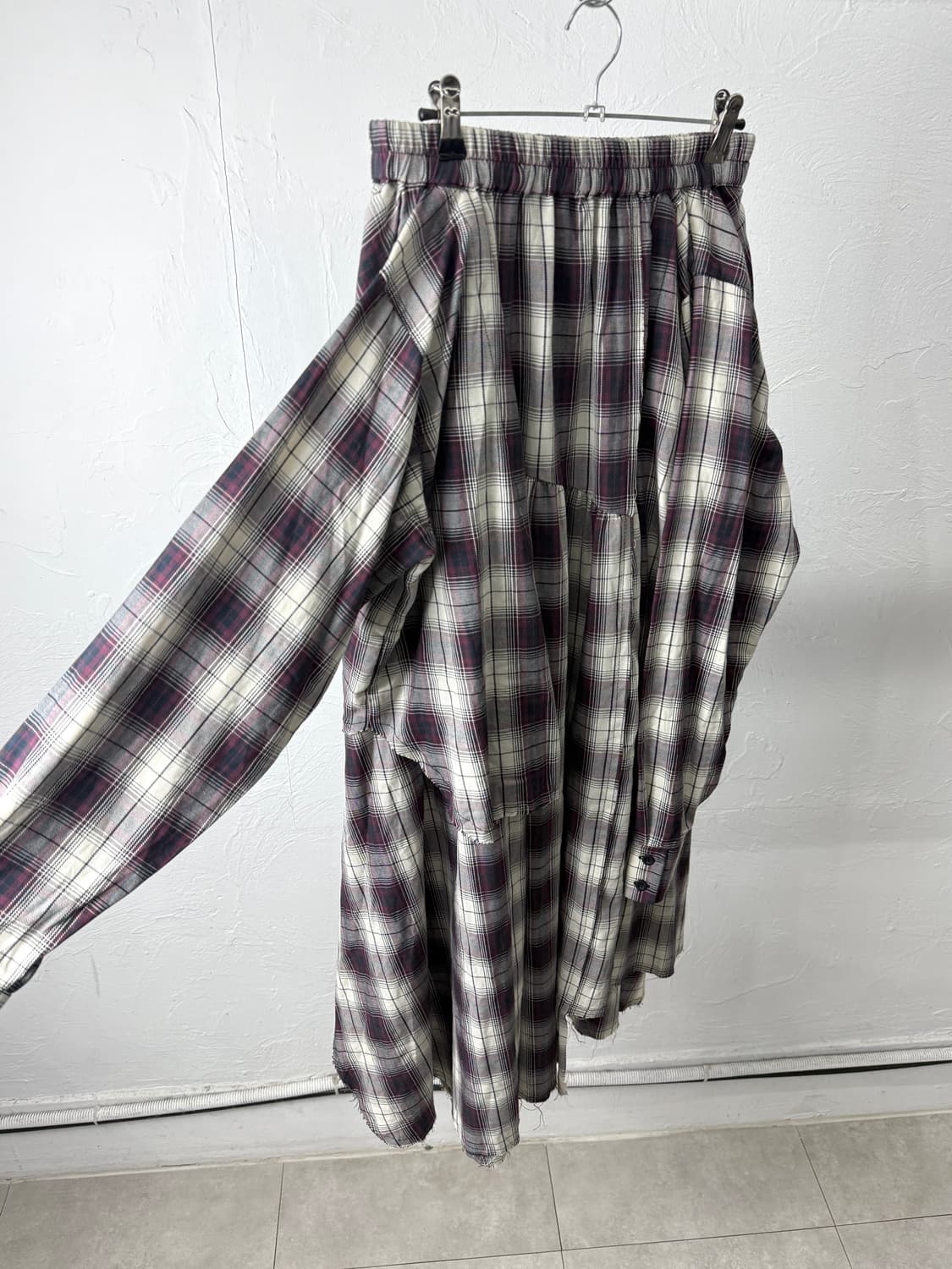 Jeanasis 셔츠 레이어드 스커트 상품이미지3