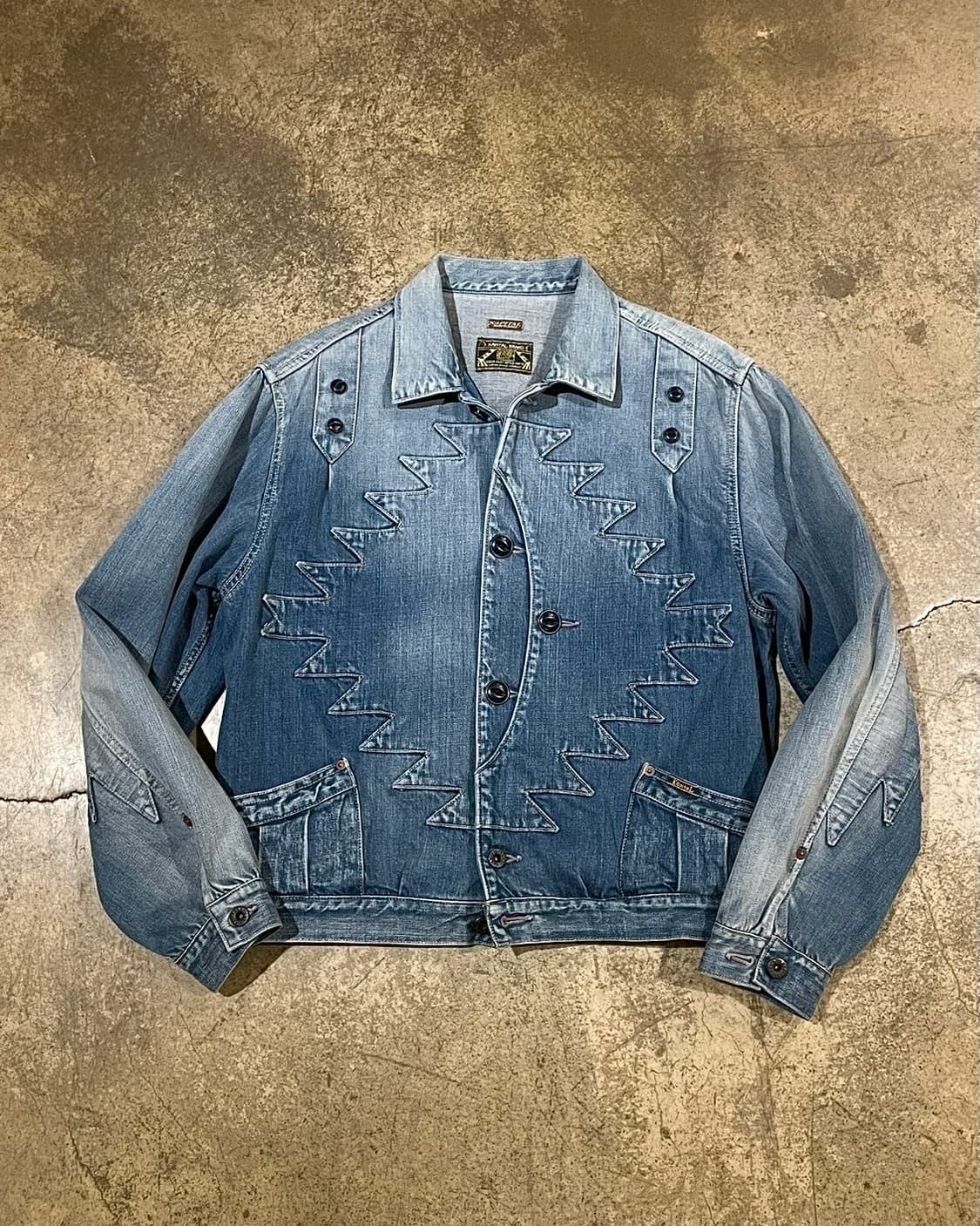 Kapital 12oz 데님 산토도밍고 썬더버트 재킷 (B5164) 상품이미지1