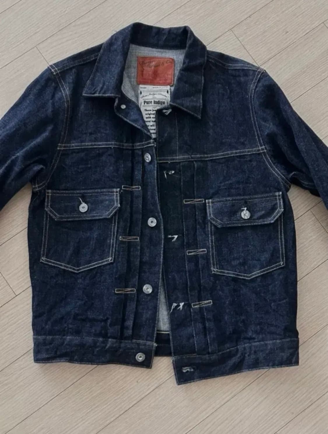버거스플러스 71949 2세대 셀비지 데님 자켓 38 상품이미지1