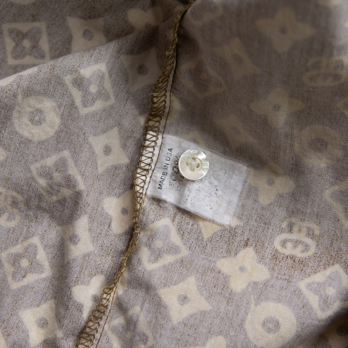 90s 스투시 모노그램 루이비통 패러디 셔츠 상품이미지8