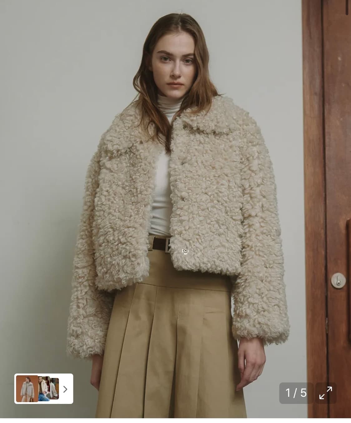 레프트서울 시어링 퍼자켓  상품이미지1