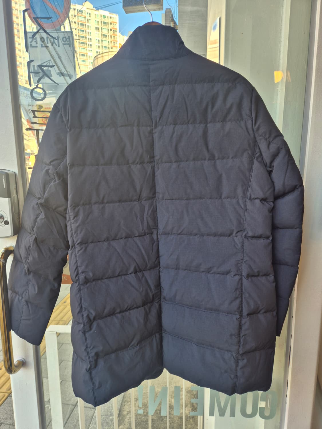 OLZEN 남성 네이비 패딩 코트 105 상품이미지6