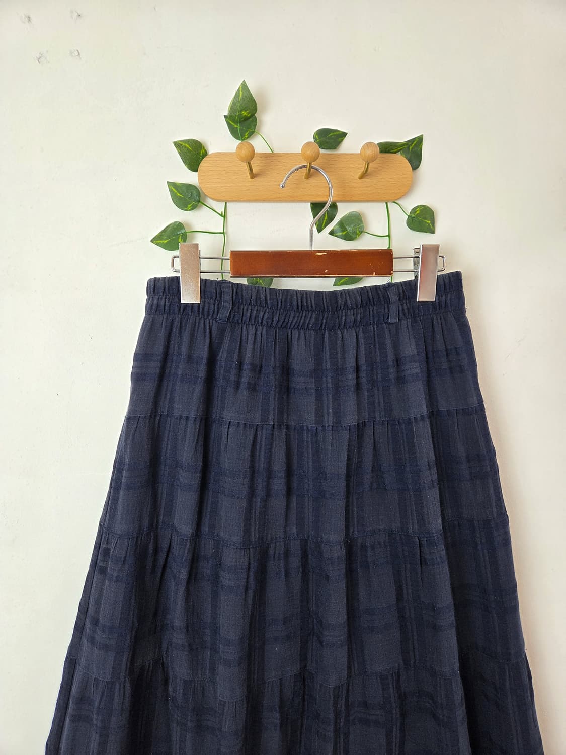 체크 캉캉 롱스커트 상품이미지2