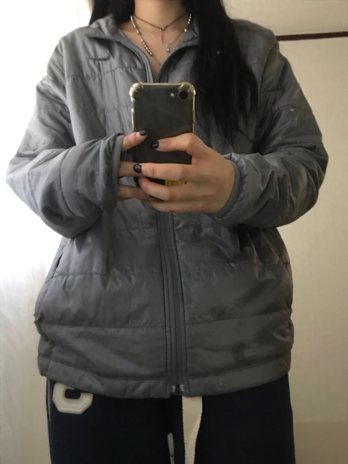 나이키 그레이 경량패딩 상품이미지7