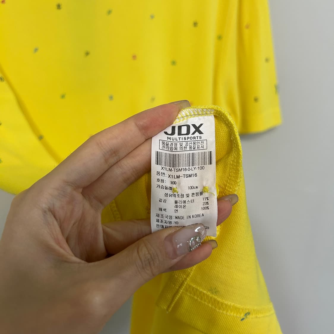 JDX 골프 남성 반팔 티셔츠 100  상품이미지4