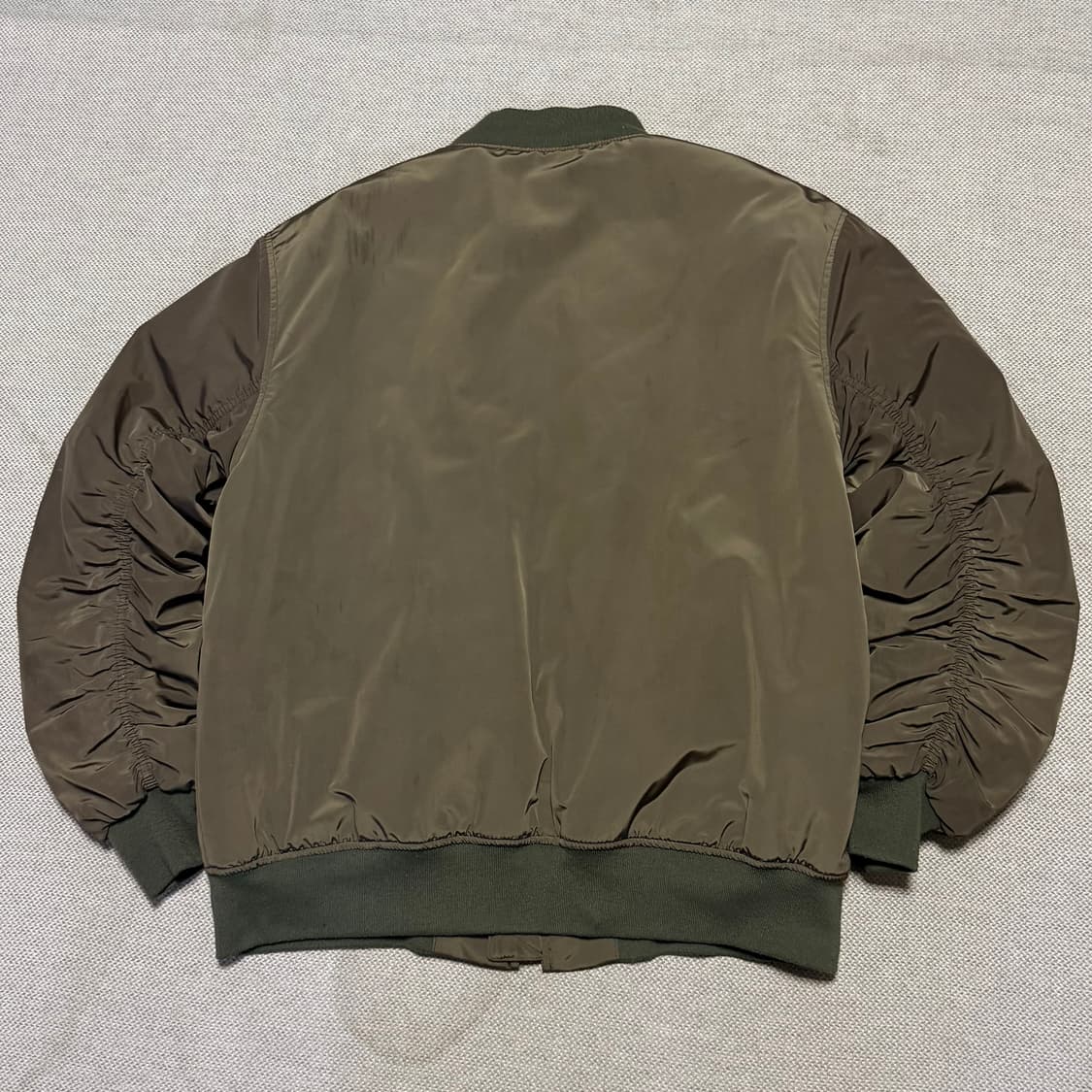 PEACE 카키 항공 자켓 상품이미지5