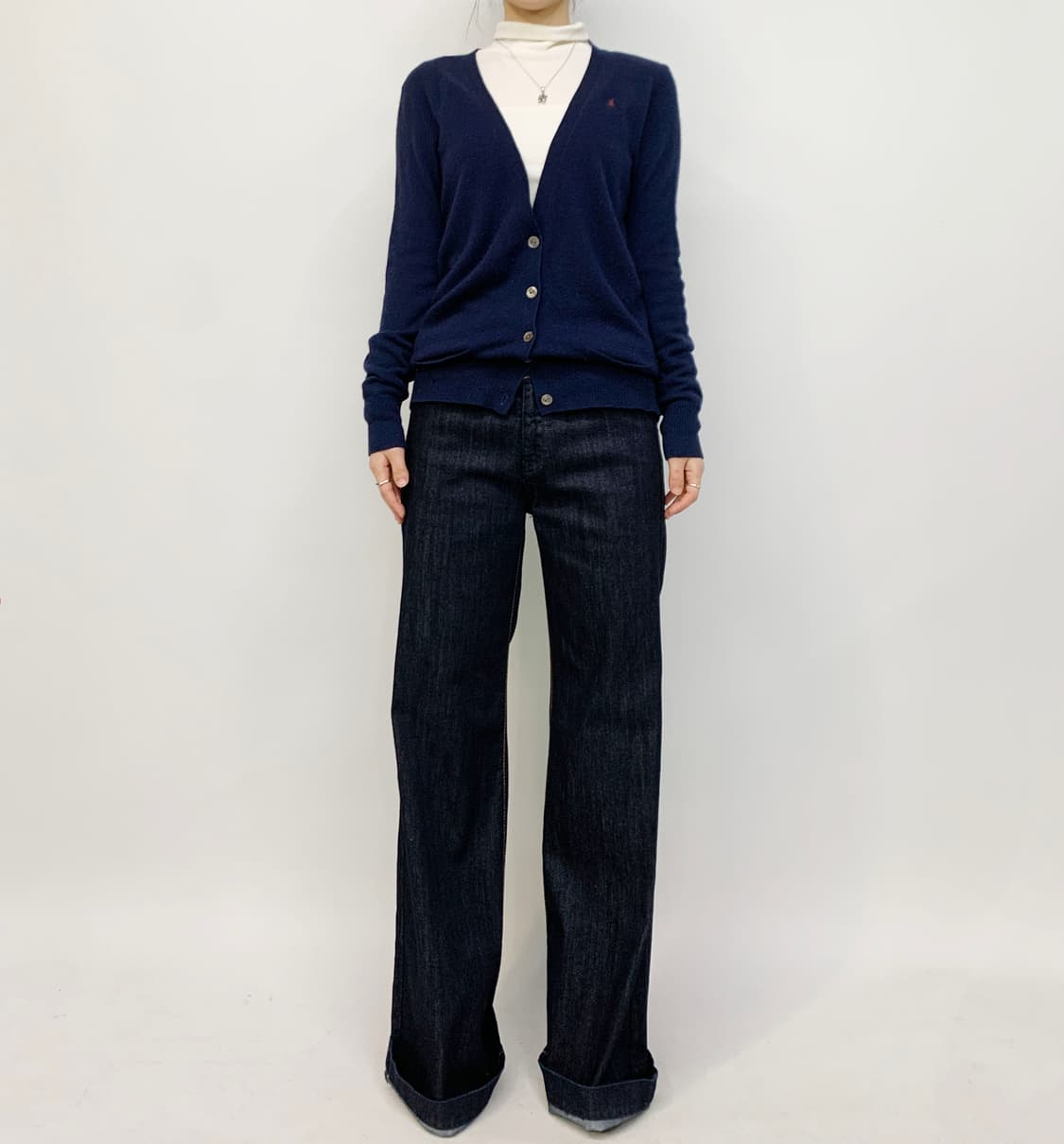 랄프 로렌 울 캐시미어 니트 가디건 상품이미지1