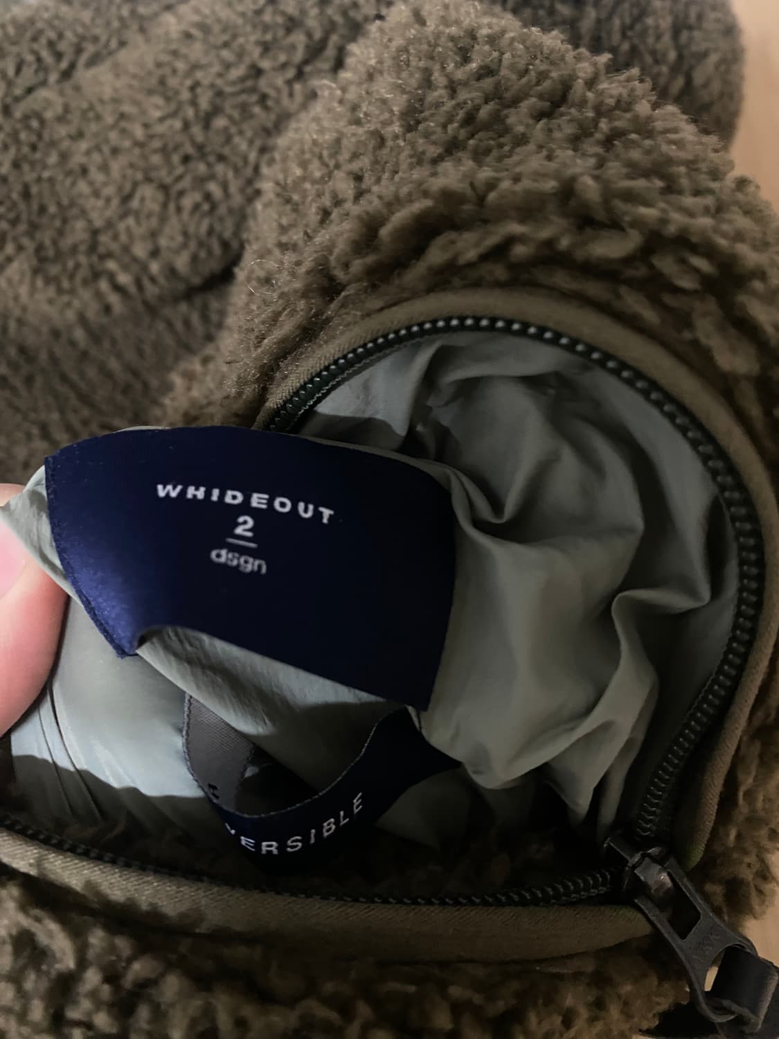 하이드아웃 롱후리스 카키 2사이즈 상품이미지6