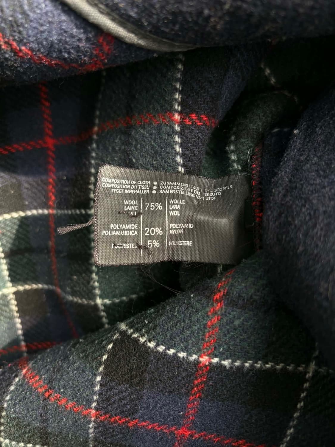 버버리 네이비 울 더플 코트 상품이미지5