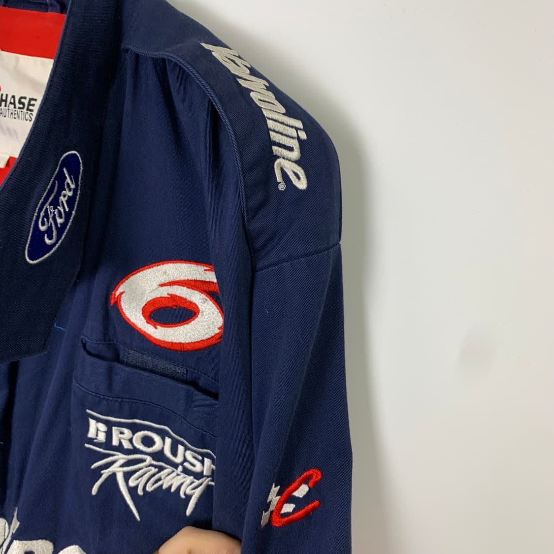 Vintage 빈티지 발보린 패치 레이싱 자켓 상품이미지6